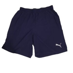 Puma Men's Dark Blue Athletic Shorts